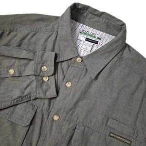 ExOfficio Buzz Off Insect Shield Shirt Mens XL Button Up Fishing E48P-Cactus